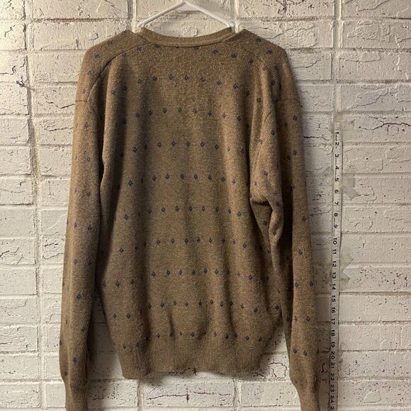 Vintage Robert Bruce Wool Blend Button Cardigan Sweater Grandpa Mr. Rogers XL - Picture 6 of 9